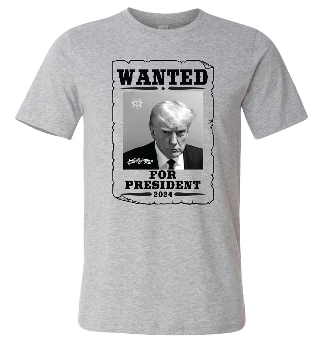 WANTED For President T-shirt